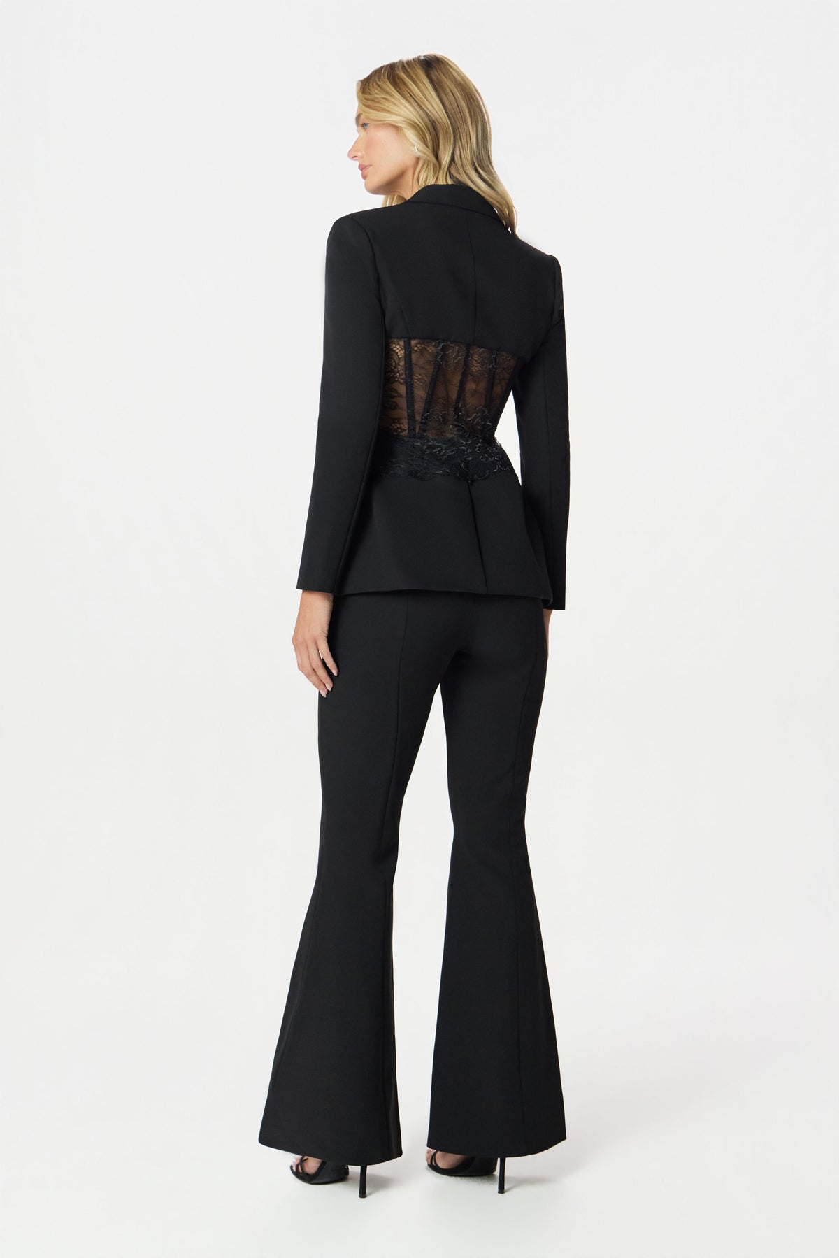 VIVIENNE Lace Blazer in Black