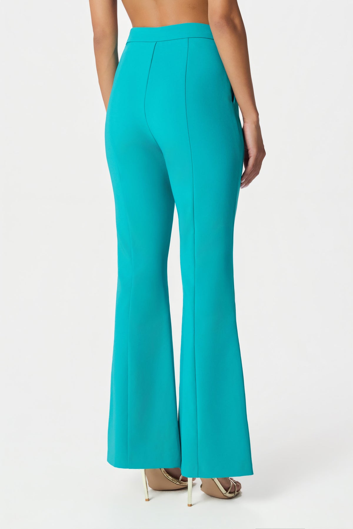 ALEXA Flared Trousers in Blue