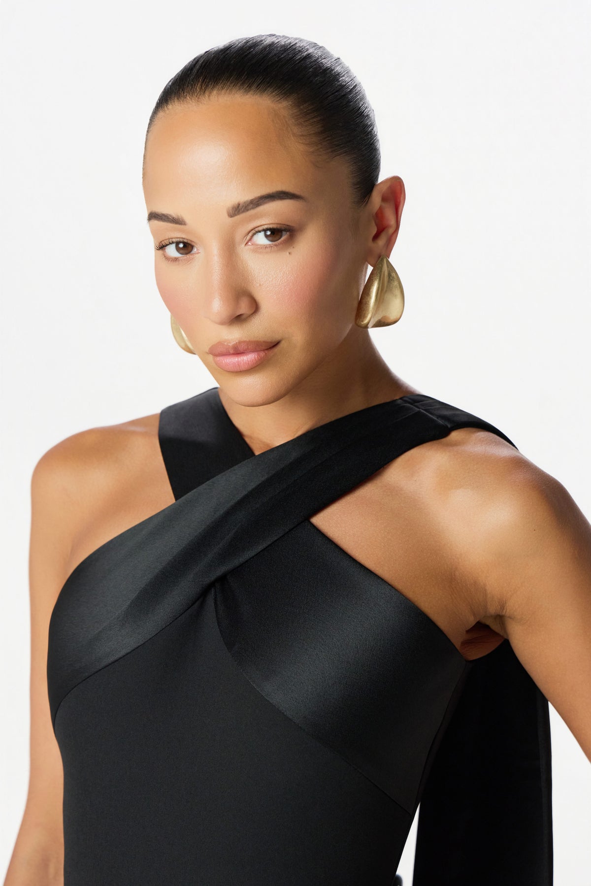 CHANTELLE Halter Neck Jumpsuit in Black