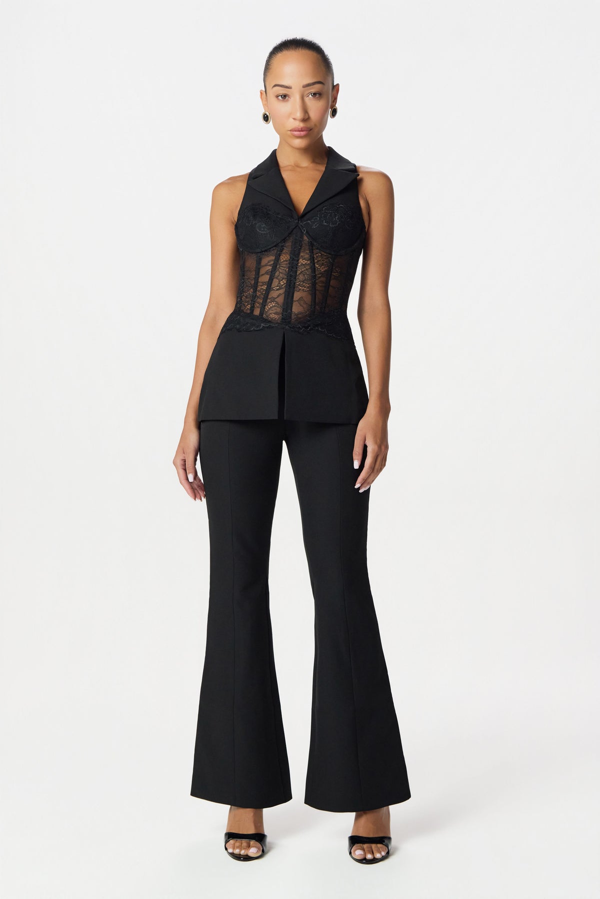 RENEE Lace Jumpsuit in Black